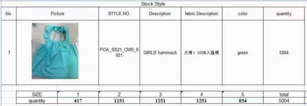 T020501 5000 pieces of children's skirts from Europe and America - 图片 5