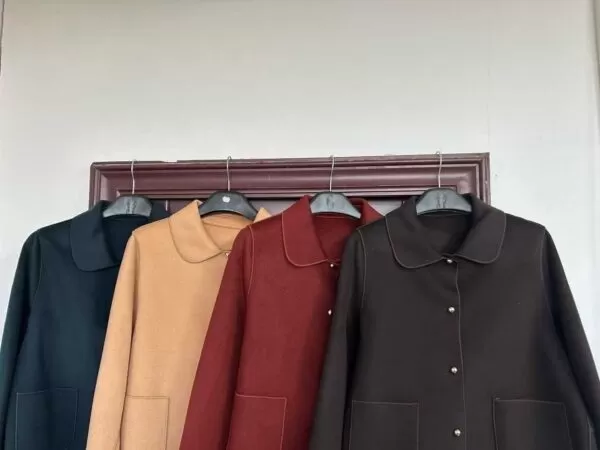 Women's double-sided short nylon coat number：25091401 - 图片 2