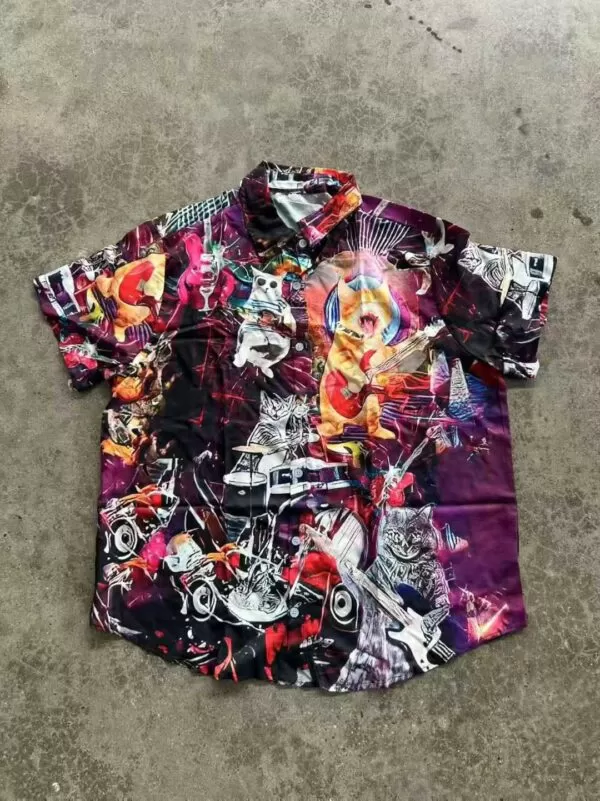 Flower shirt short sleeved Number：250923 - 图片 4