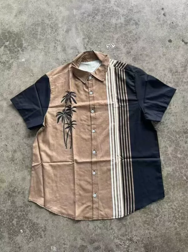 Flower shirt short sleeved Number：250923 - 图片 3
