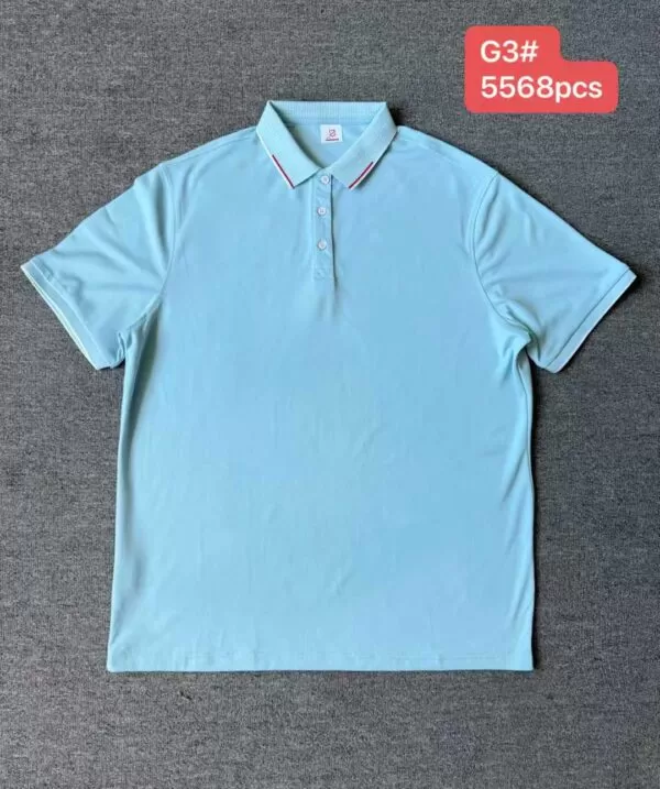 Ice silk lapel short sleeved shirt    Number: 250927 - 图片 4