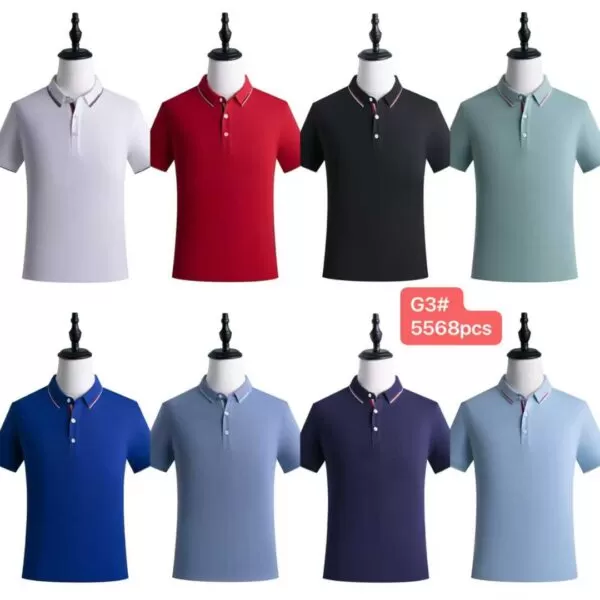 Ice silk lapel short sleeved shirt    Number: 250927 - 图片 8