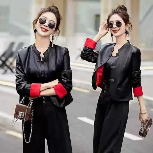 National style leather jacket number: 250928 - 图片 3
