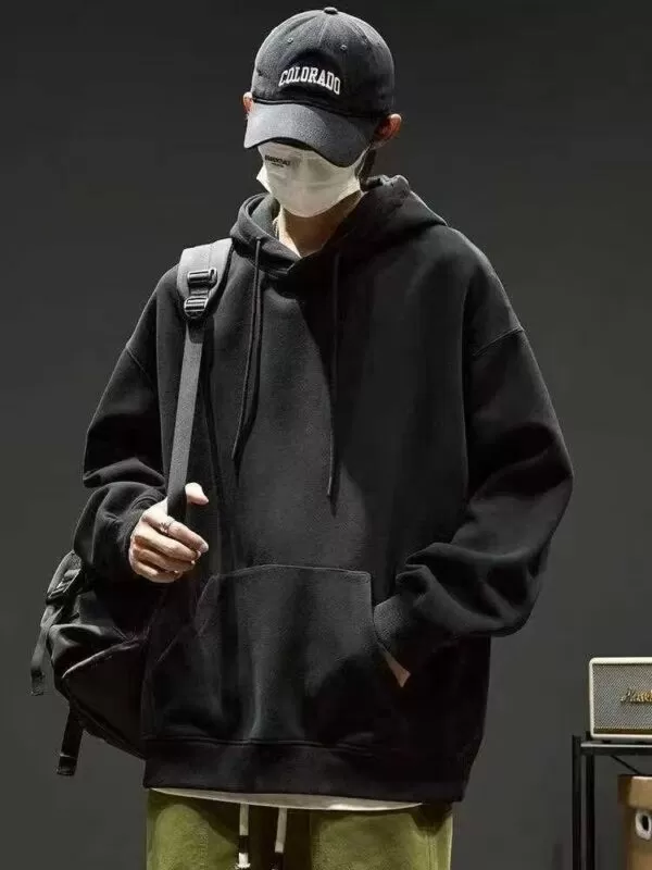 Number：250921 Unisex hooded solid color hoodie - 图片 2