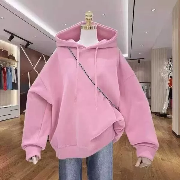 Number：250921 Unisex hooded solid color hoodie - 图片 4