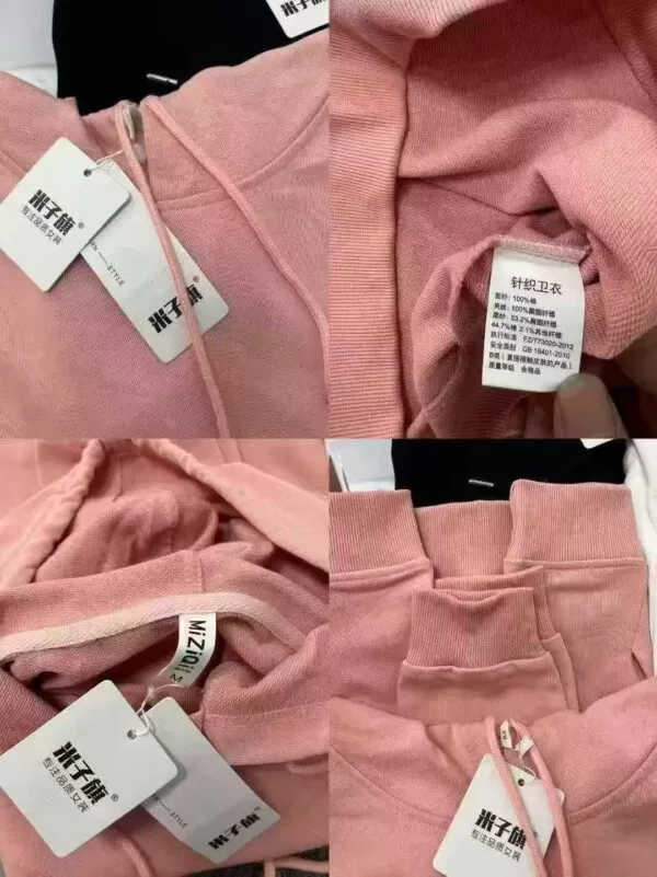 Number：250921 Unisex hooded solid color hoodie - 图片 8