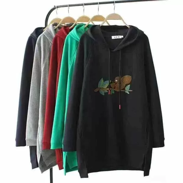Hoodie with velvet embroidery large edition hoodie  Number：250928 - 图片 2