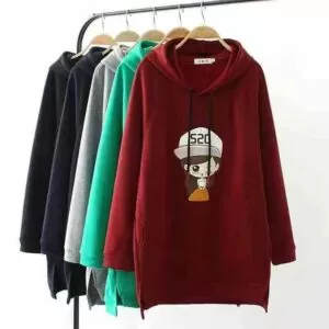 Hoodie with velvet embroidery large edition hoodie  Number：250928