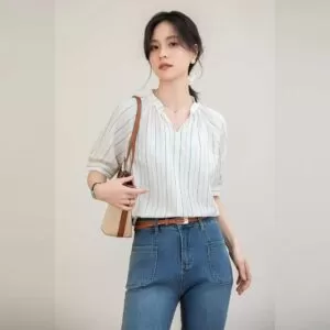 Short sleeved shirt top Number：251003