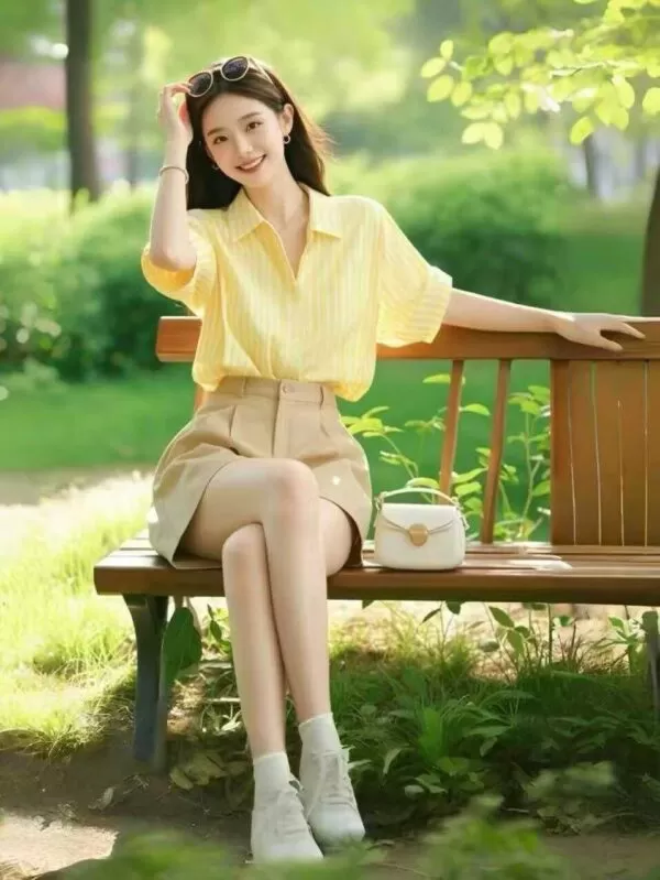 Short sleeved shirt top Number：251003 - 图片 2