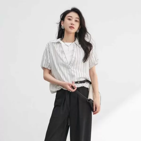 Short sleeved shirt top Number：251003 - 图片 3