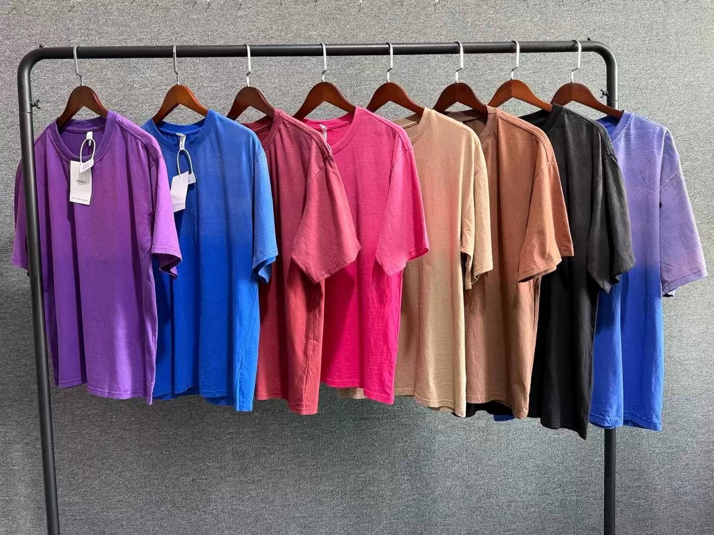 Tie dye gradient short sleeved shirt Number:251009 - 图片 2