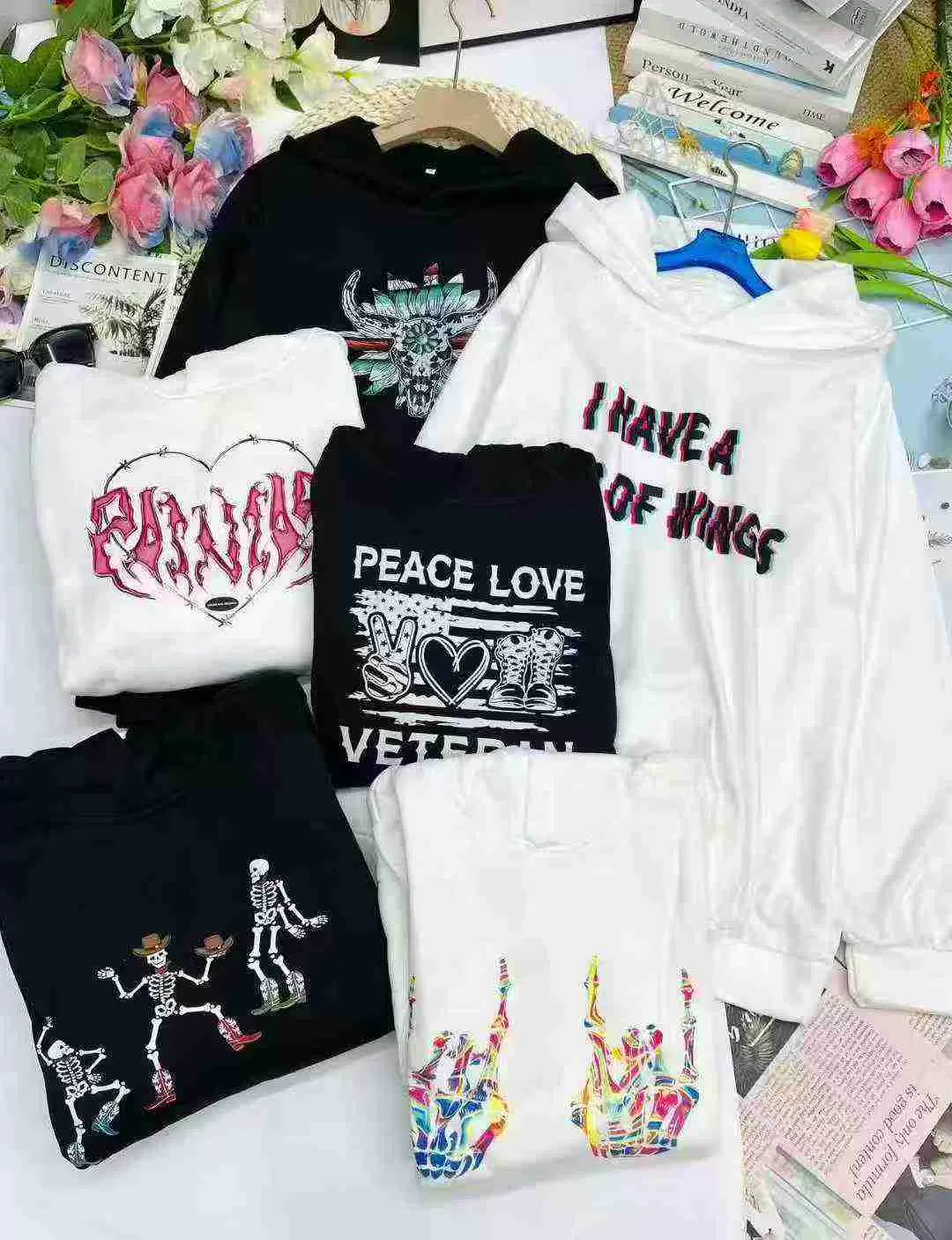 Foreign trade hooded fleece hoodie Number:251013 - 图片 6