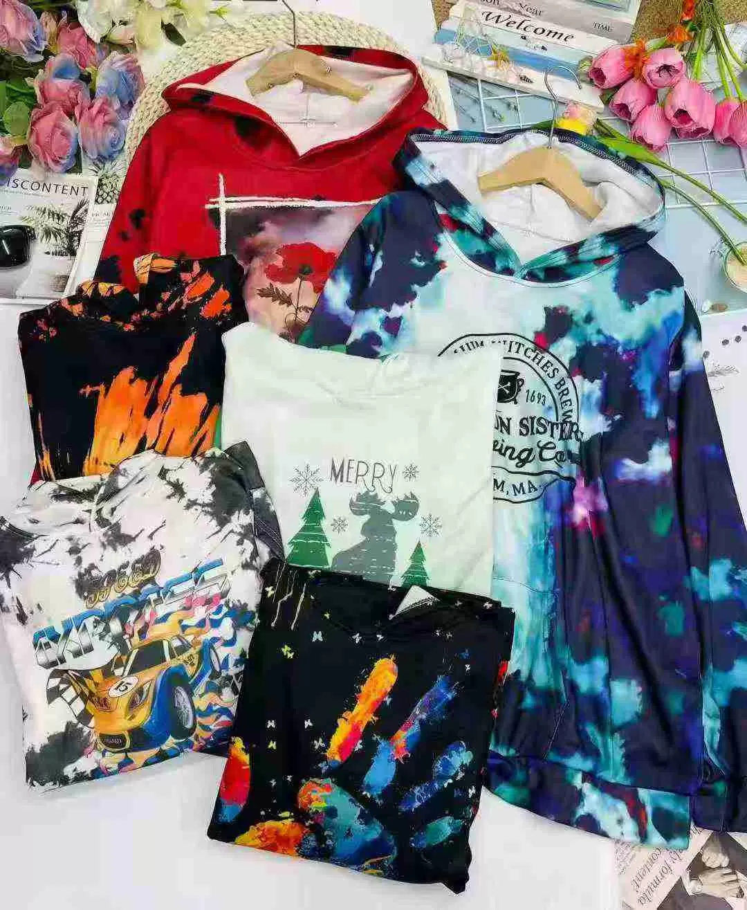 Foreign trade hooded fleece hoodie Number:251013 - 图片 7