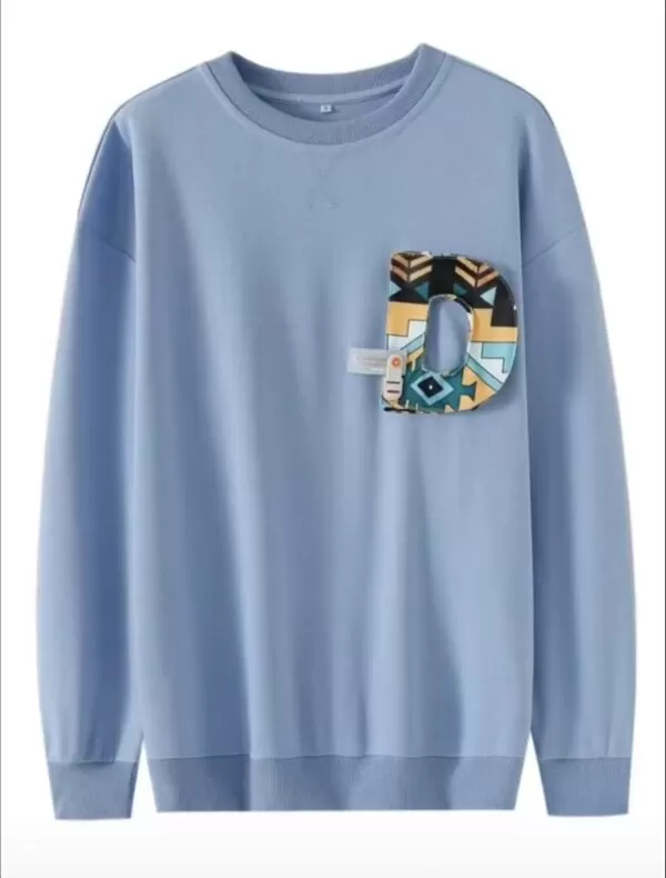 Trendy pure cotton heavy-duty round neck sweatshirt Number：251003 - 图片 5