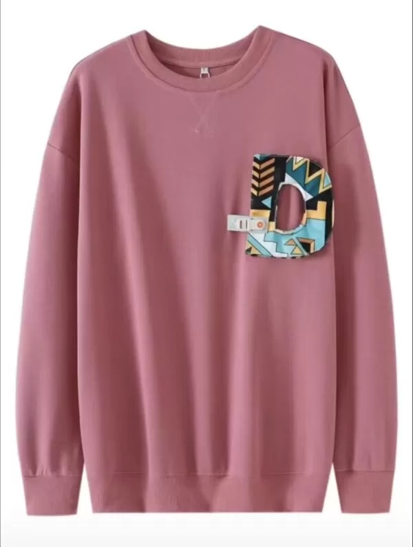 Trendy pure cotton heavy-duty round neck sweatshirt Number：251003 - 图片 4