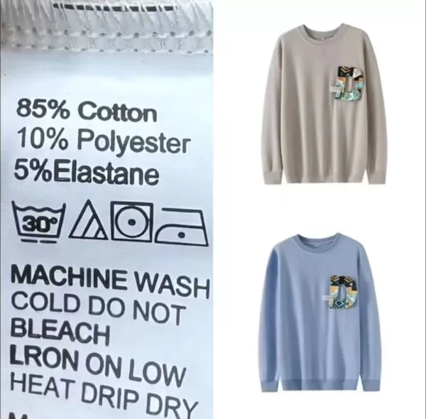 Trendy pure cotton heavy-duty round neck sweatshirt Number：251003 - 图片 7